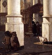 Emanuel de Witte Interior of the Oude Kerk, Delft oil painting artist